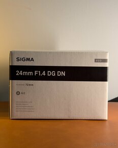 SIGMA 24mm F1.4 DG DN Art Sony E-Moznt - 7