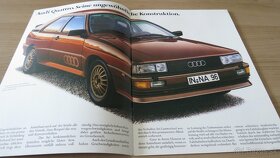 Prospekty Audi Quattro 60.-90. léta. - 7