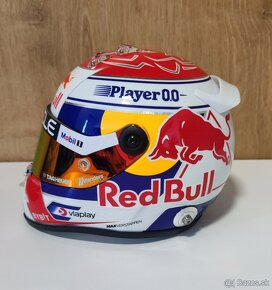 Max Verstappen - 2024 sezonna mini helma + podpis karta - 7