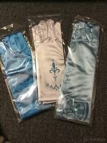 Nové doplnky Frozen Elsa kostým rukavičky, palička, korunka - 7