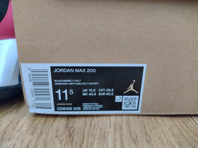 Jordan Max 200 Black/ Barely Volt-Neptune Green 11,5/45,5 - 7