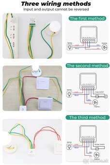 Tuya zigbee switch 2-way s meraním napätia - 7