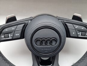 Audi NOVY skoseny volant  komplet padla F1 a airbag - 7