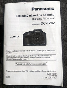 Predám fotoaparát Panasonic Lumix DC-FZ82, 60x optický zoom - 7