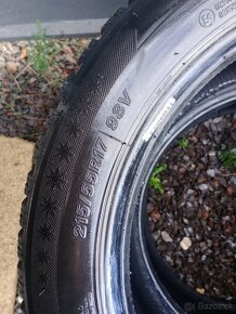 zimné pneumatiky 215/55r17- 2ks Michelin. - 7