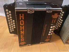 Heligonka Hohner Picoletta 2x B/ES 1943 Zinok - 7