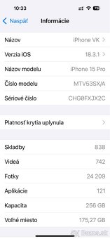 Apple iPhone 15 Pro 256gb prirodny titan - 7