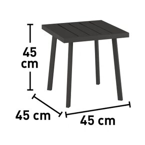 Záhradný/balkónový nábytok + obal - 7