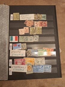 Staré poštové známky - mix svet - 7