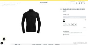 Merino rolák Devold Duo Active Merino 205 Zip Neck Man - 7