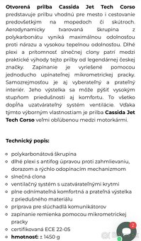 Predám Moto prilba W-TEC - (pánska) , veľkosť L - 7