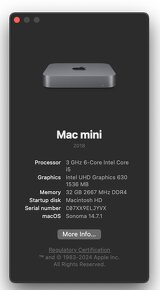 Mac Mini i5 256GB SSD 32GB RAM - 7