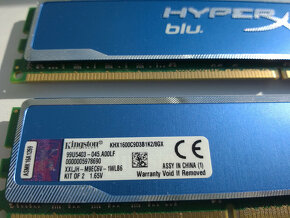 Kingston DDR3 4GB HyperX Blu 1600 MHz CL9 - 7