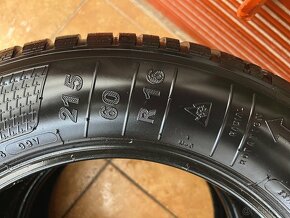 215/60 R16 zimné pneumatiky 2 kusy - 7