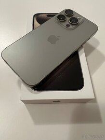 iPhone 15 pro 128 GB , Natural Titanium / záruka 1.2026 - 7