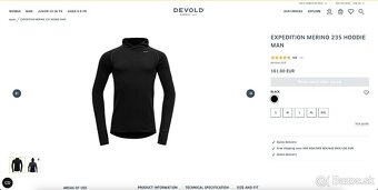 Merino mikina Devold Expedition Merino 235 Hoodie Man - 7