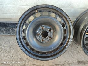 5x112 R16,  ET51  6.5J plechové disky Golf, Octavia - 7