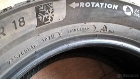 2 ks ZIMNÉ 235/60 R18 107H MICHELIN 6-6,5mm 2018 LEN 45€/kus - 7