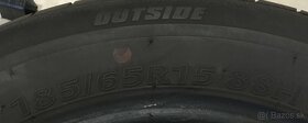 4x Letne pneu Kumho 185/65R15 88H + navleky - 7