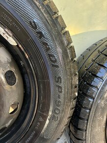 Zimné pneu 215/65 R16C na plechových diskov - 7