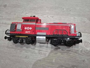 LEGO VLAK 3677 Red Cargo Train - 7