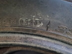 235/60r17 letné 2 ks NEXEN dezén 6,3 mm - 7