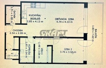 2,5-izb. byt Antolská ul. - Petržalka / NOVOSTAVBA 2015 / - 7