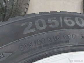 5x108R16 elektrony FORD-205/60R16 CONTINENTAL-zimne pneu - 7