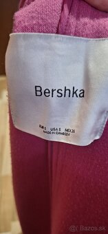 Bershka Kabát ružový - 7