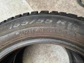 185/55 r15 zimné 2 ks PIRELLI dezén 8,3 mm - 7