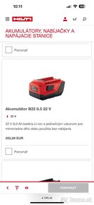 Hilti B22 8.0Ah - 7