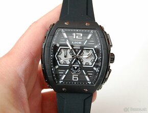 LIGE 89108 Black LED Chronograph - pánske fashion hodinky - 7