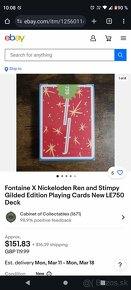 fontaine x nickelodeon ren and stimpy gilded edition playing - 7