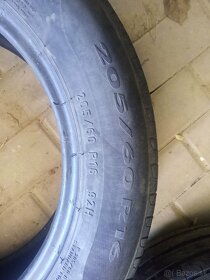 letne pneumatiky 4 kusy 205/60 r 16 znizena cena  - 7