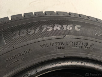 205/75 R16C Letné pneumatiky Michelin Agilis 4 kusy - 7