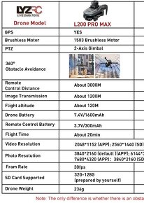 ✅ Dron 2024 LYZRC L200 PRO MAX GPS ✅ - 7