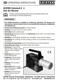 Leister HOTWIND S Hot Air Blower - 8