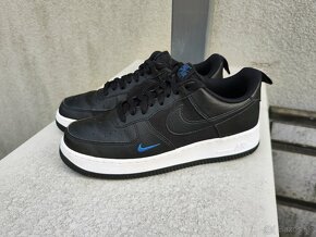 NIKE AIR FORCE 1 Low - Black & White & Blue vel. 42.5 EUR - 8