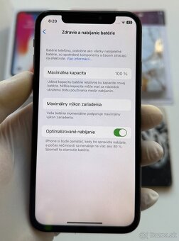 Apple iPhone X 256 GB Space Gray / nová batéria - 8