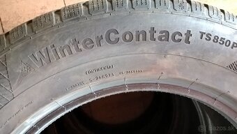 4 ks ZIMNÉ 215/65 R17 99H CONTINENTAL cca 5-6 mm DOT 4218 - 8