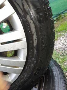 Predám Plechové disky na Zimných Pneu 195/65R15 5x112 - 8