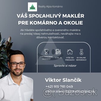 2 izbový byt na Staničnej ulici v Komárne na prenájom - 8