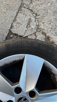 Kolesa Škoda Oktivia (pneu + elektróny) 205/55 R16 - 8