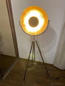 Priemyselná stojaca lampa statív čierna - 8