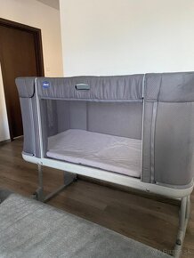 Detská postieľka CHICCO Next2Me Forever - Moon Grey 120cm x - 8