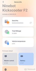Ninebot Kickscooter F2 , nájazd len 27 KM , záruka do 5/2026 - 8