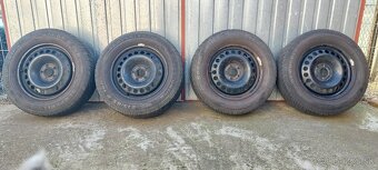 Predám plechové disky 5x105 R16 zimné pneumatiky 215/65 R16 - 8