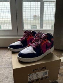 Nike Air Jordan 1 Mid Fire Pink Barely Grape - 8