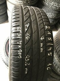 DISKY MSW by OZ 4X100 + PNEU 215/45 R16 ZÁNOVNÉ - 8