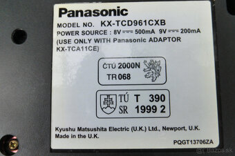 Panasonic KX-TCD961 CXB, KX-TCD951 CXB - 8